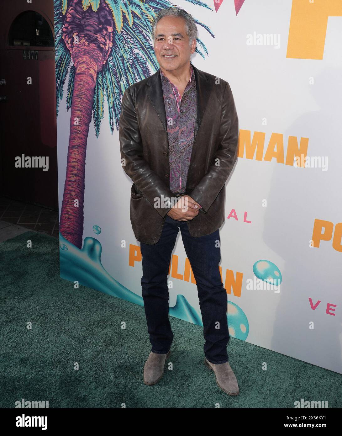 Los Angeles, USA. 24th Apr, 2024. John Ortiz arrives at the POOLMAN Los Angeles Premiere held at The Vista Theatre in Los Angeles, CA on Wednesday, ?April 24, 2024. (Photo By Sthanlee B. Mirador/Sipa USA) Credit: Sipa USA/Alamy Live News Stock Photo