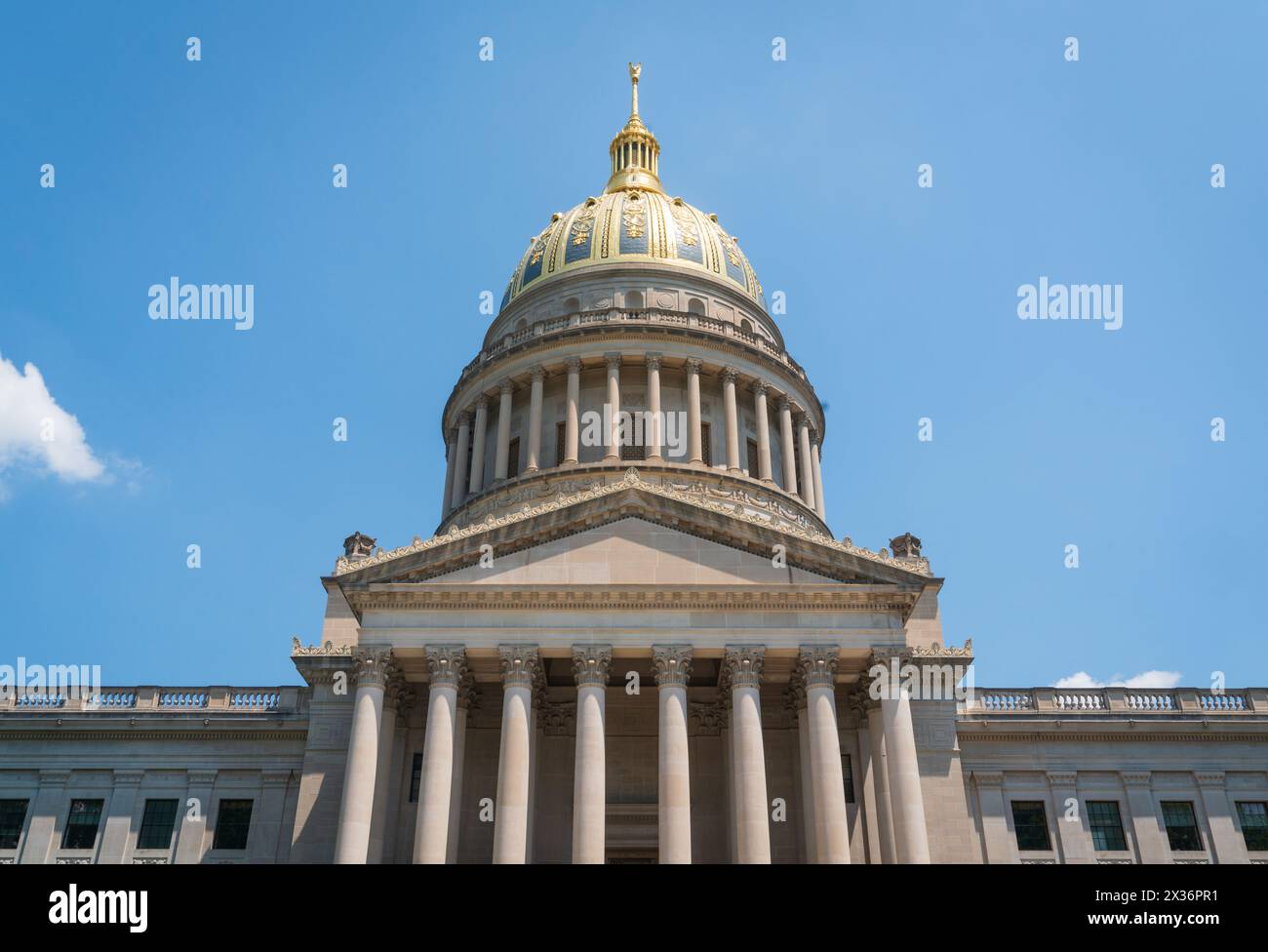 West Virginia State Capitol Building, Government office in Charleston, West Virginia Stock Photo