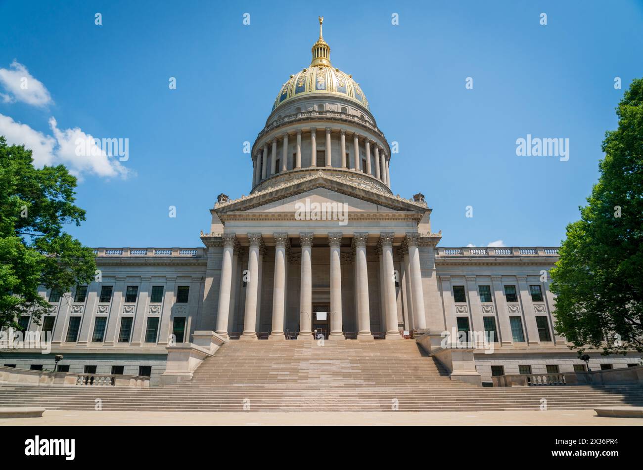 West Virginia State Capitol Building, Government office in Charleston, West Virginia Stock Photo