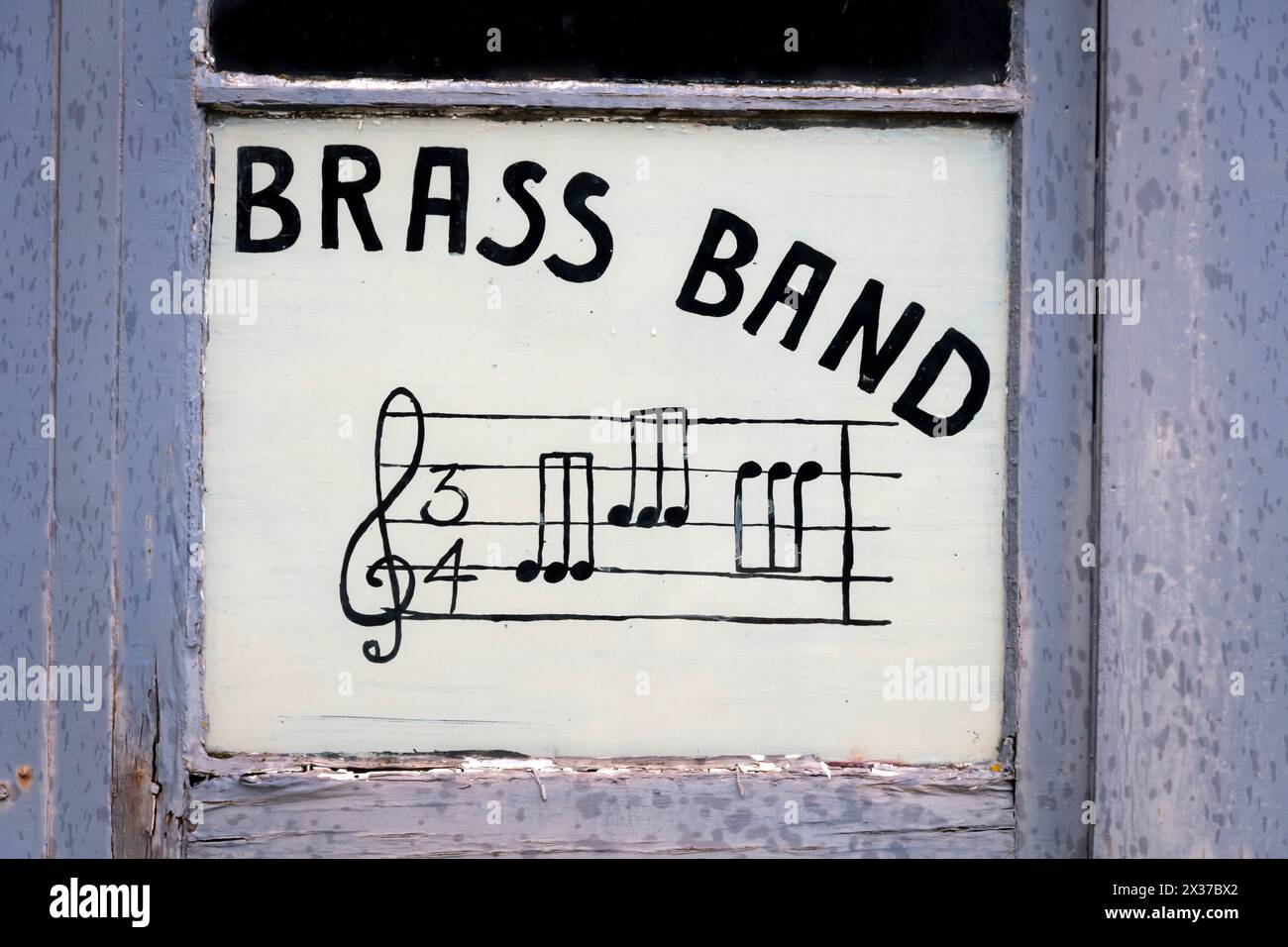 Brass Band building, Ohakune, Waimarino, North Island, New Zealand ...