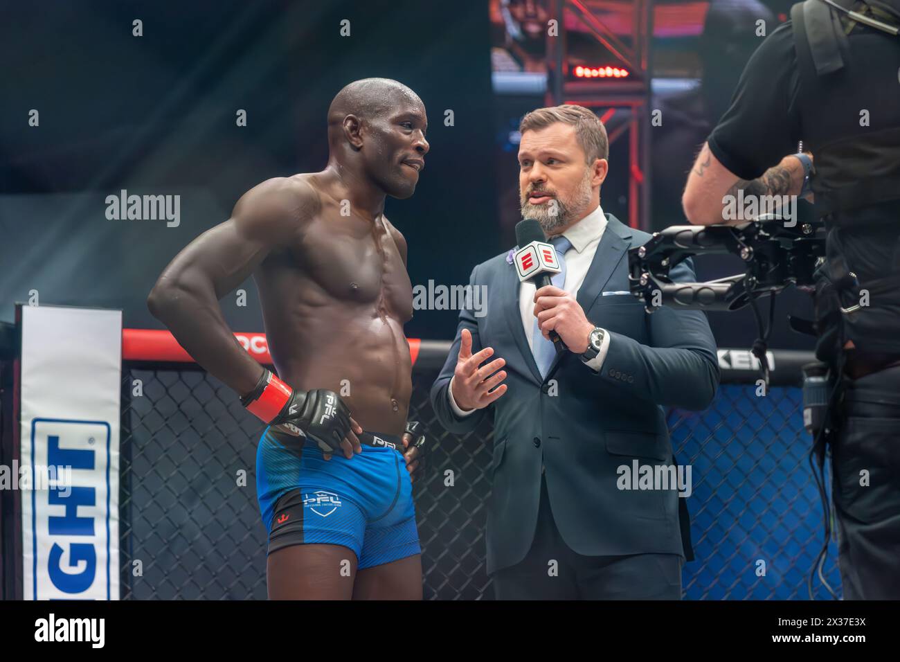 PFL MMA Fighter Stock Photo - Alamy