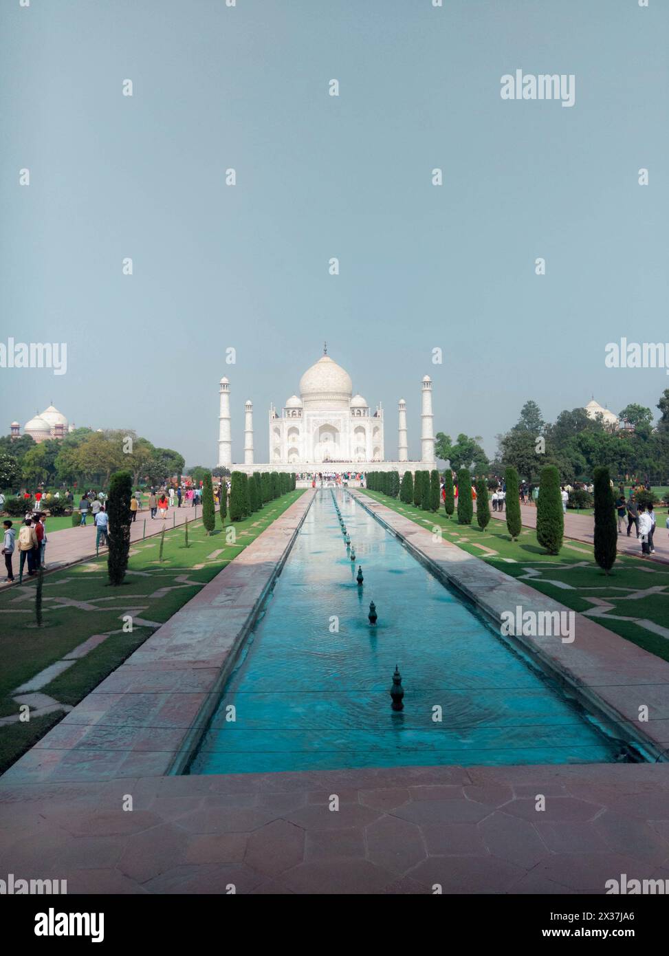 Taj Mahal, Agra, Mausoleum, Indien Stock Photo