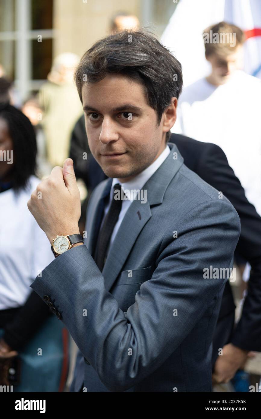 Gabriel attal 2024 hires stock photography and images Alamy
