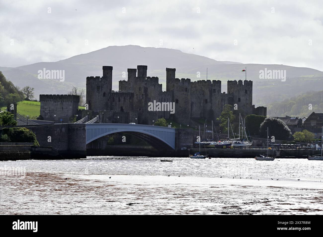 Around the UK - Conwy Castle, North Wales Stock Photo
