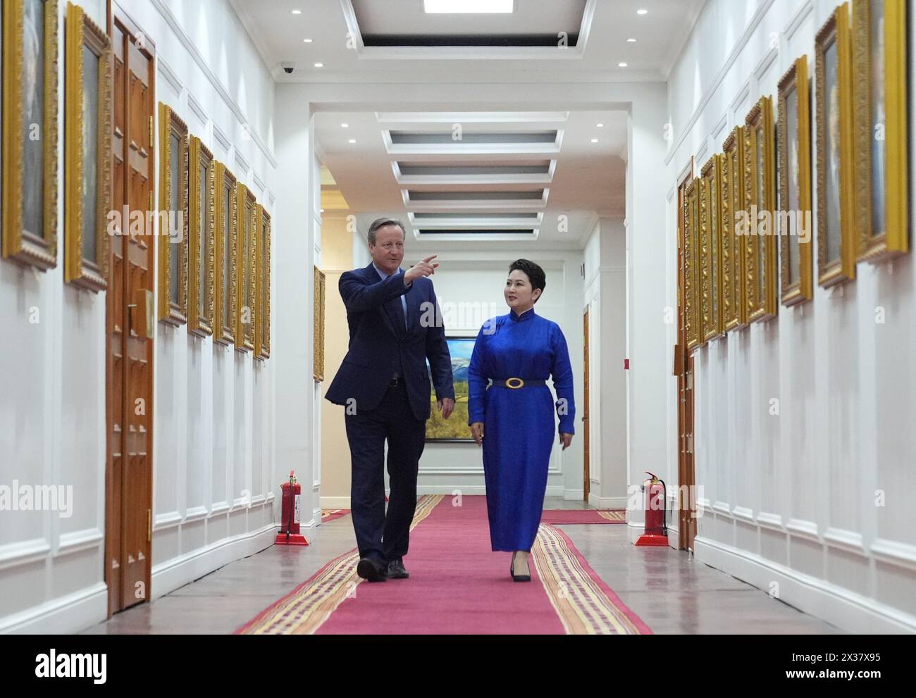 Foreign Secretary Lord David Cameron meets with Mongolian Foreign ...