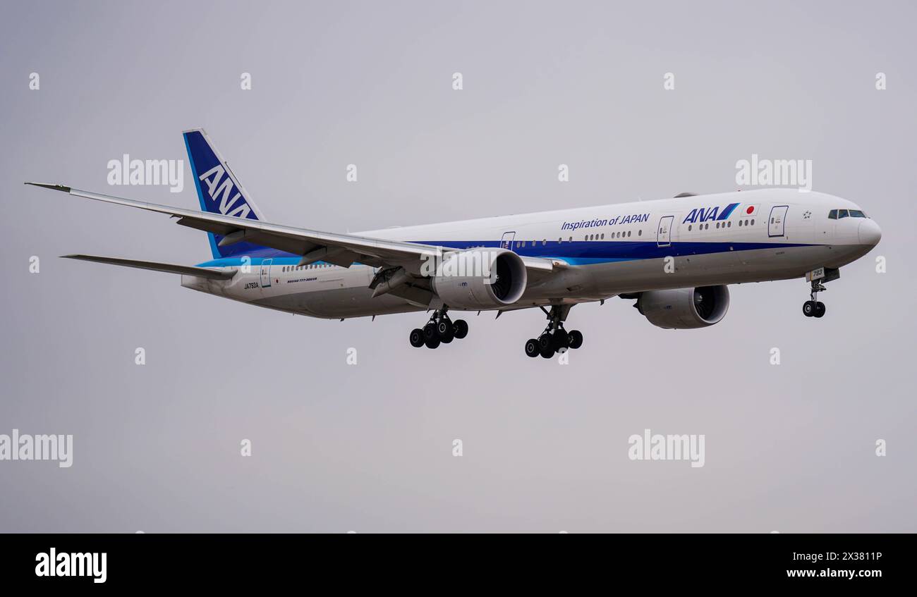 ANA・BOEING-777 All Nippon Airways, ANA Boeing 777 Returns to New York