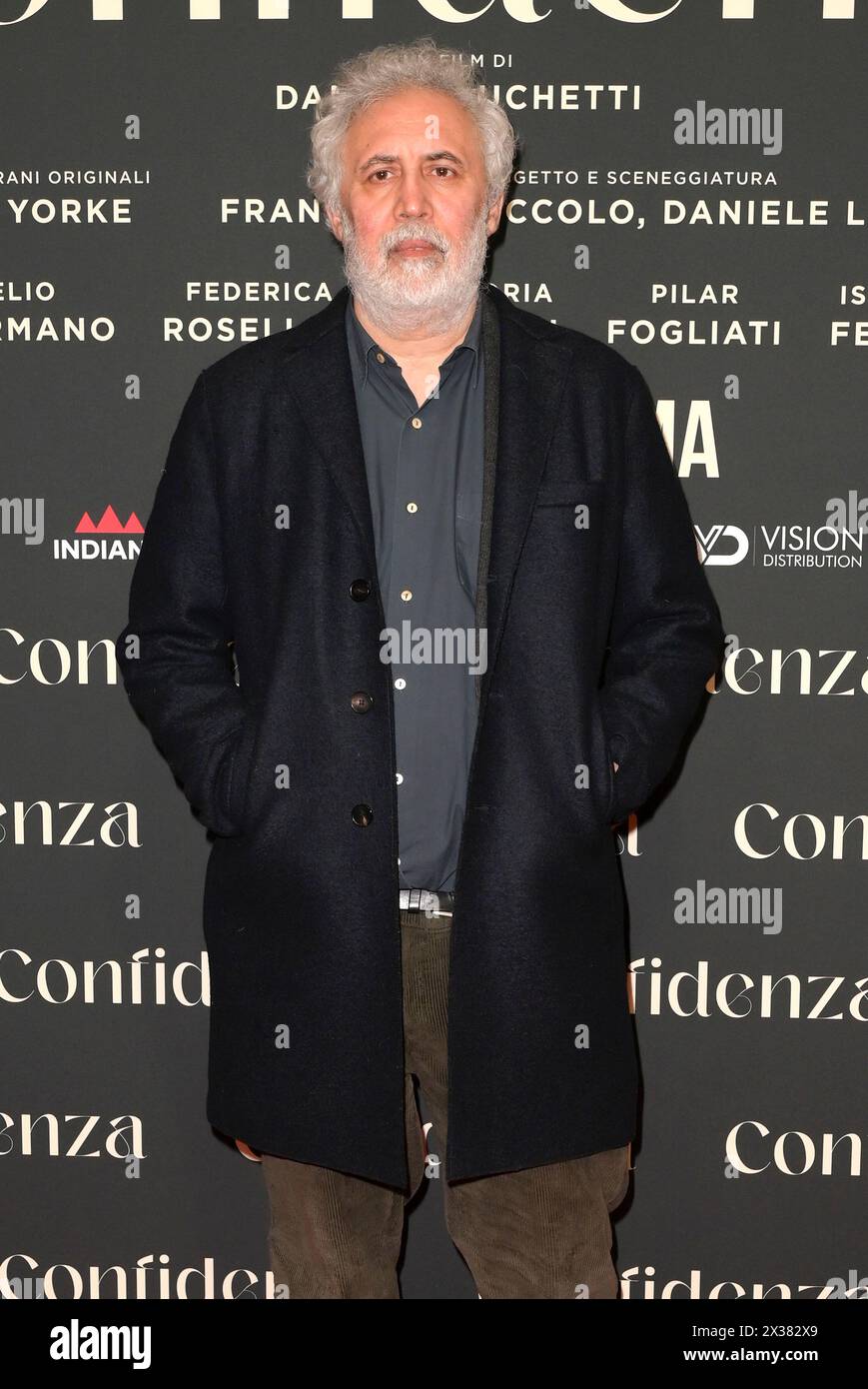 Francesco Piccolo bei der Premiere des Kinofilms 'Confidenza' im Cinema