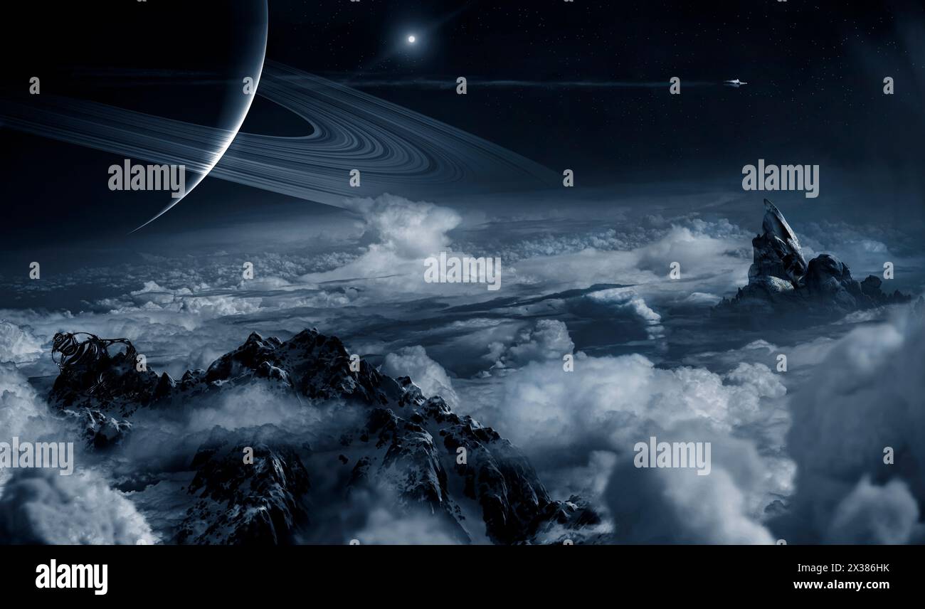 Science fiction scene hi-res stock photography and images - Alamy