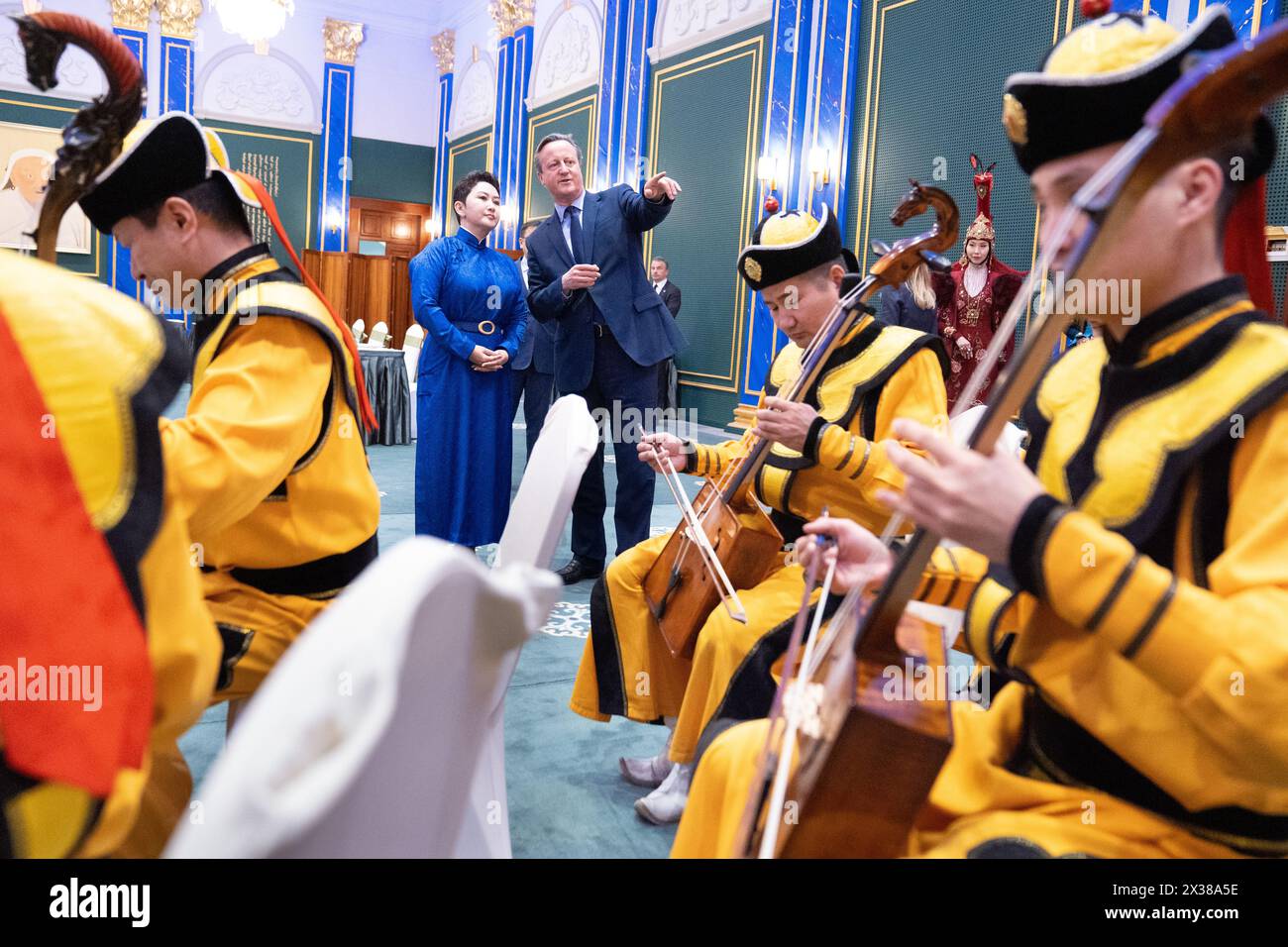 Foreign Secretary Lord David Cameron meets with Mongolian Foreign ...
