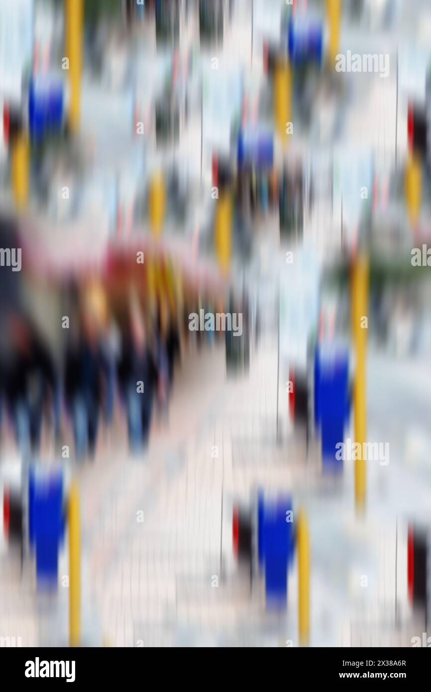 New york city bus blur hi-res stock photography and images - Alamy