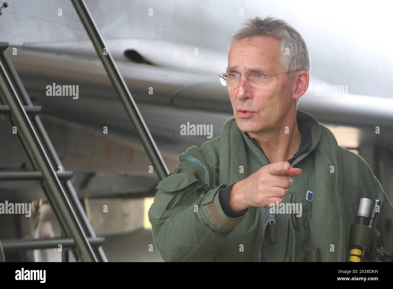 Der NatoGeneralsekretär Jens Stoltenberg besucht am Donnerstag 25.04.