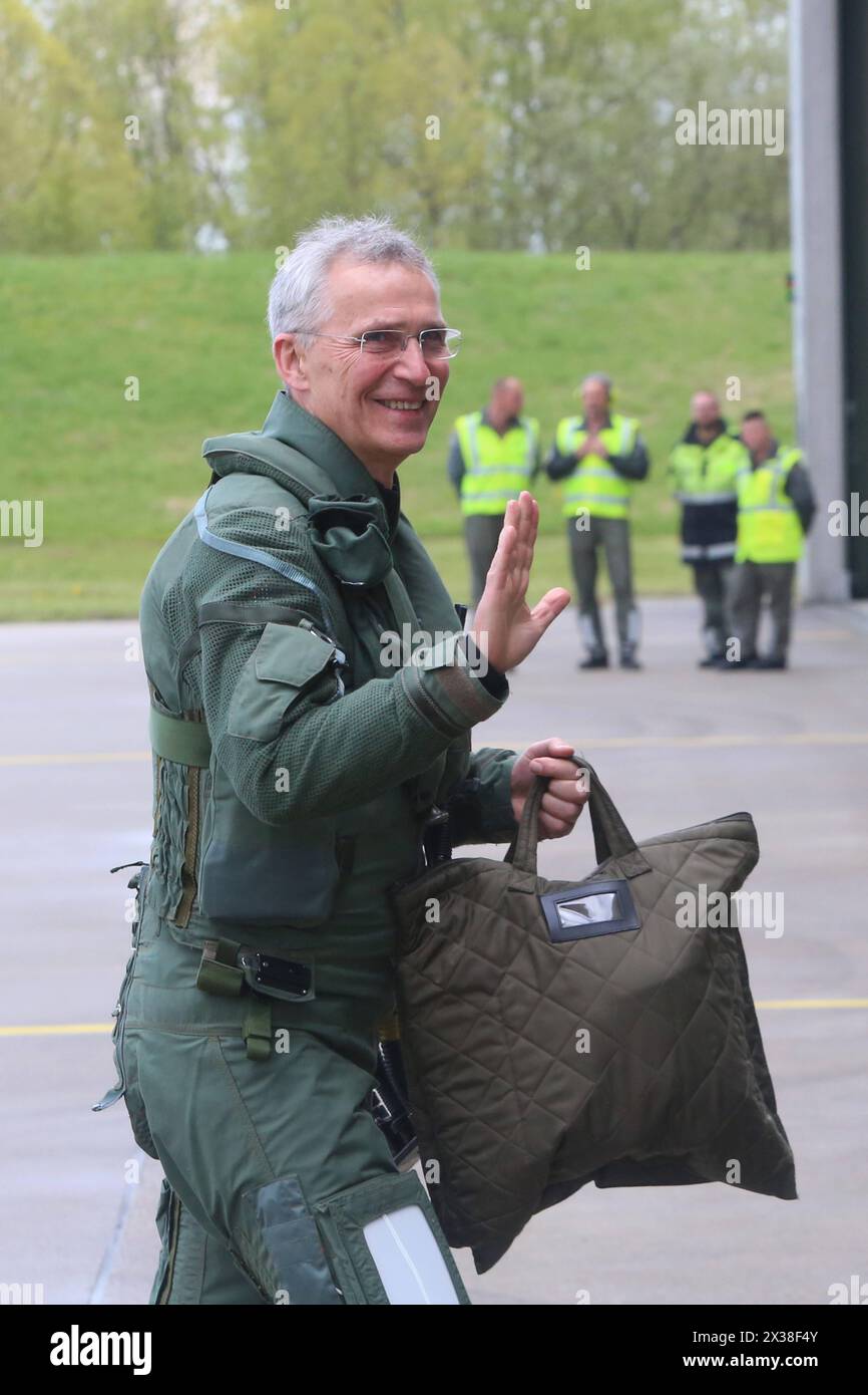 Der NatoGeneralsekretär Jens Stoltenberg besucht am Donnerstag 25.04.