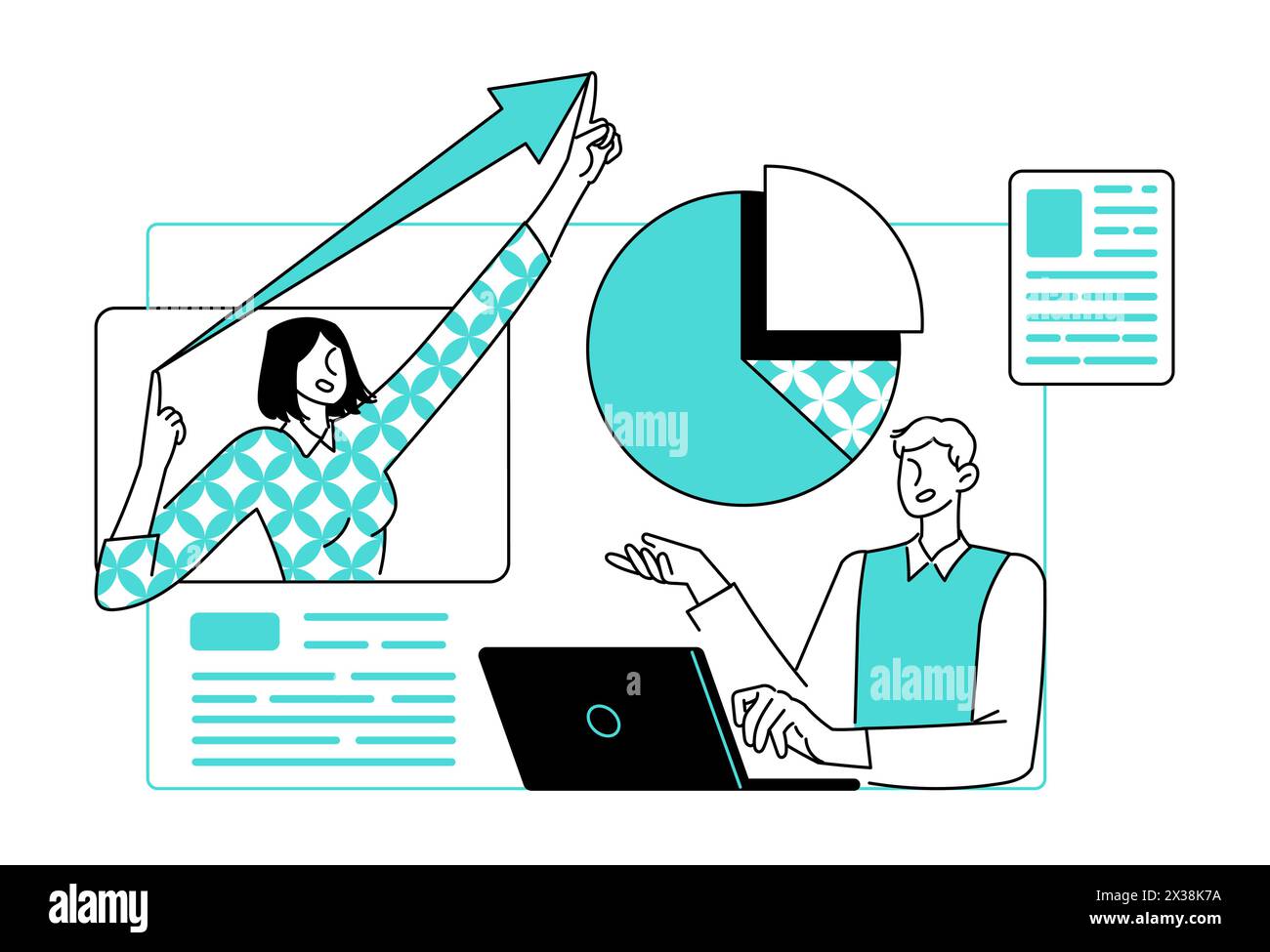 Data discuss Cut Out Stock Images & Pictures - Alamy