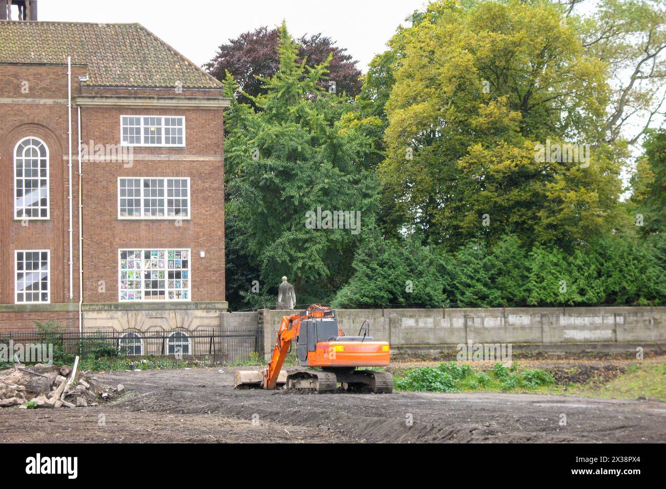 Shrewsbury Town Football stadium demolished in 2008 Stock Photo