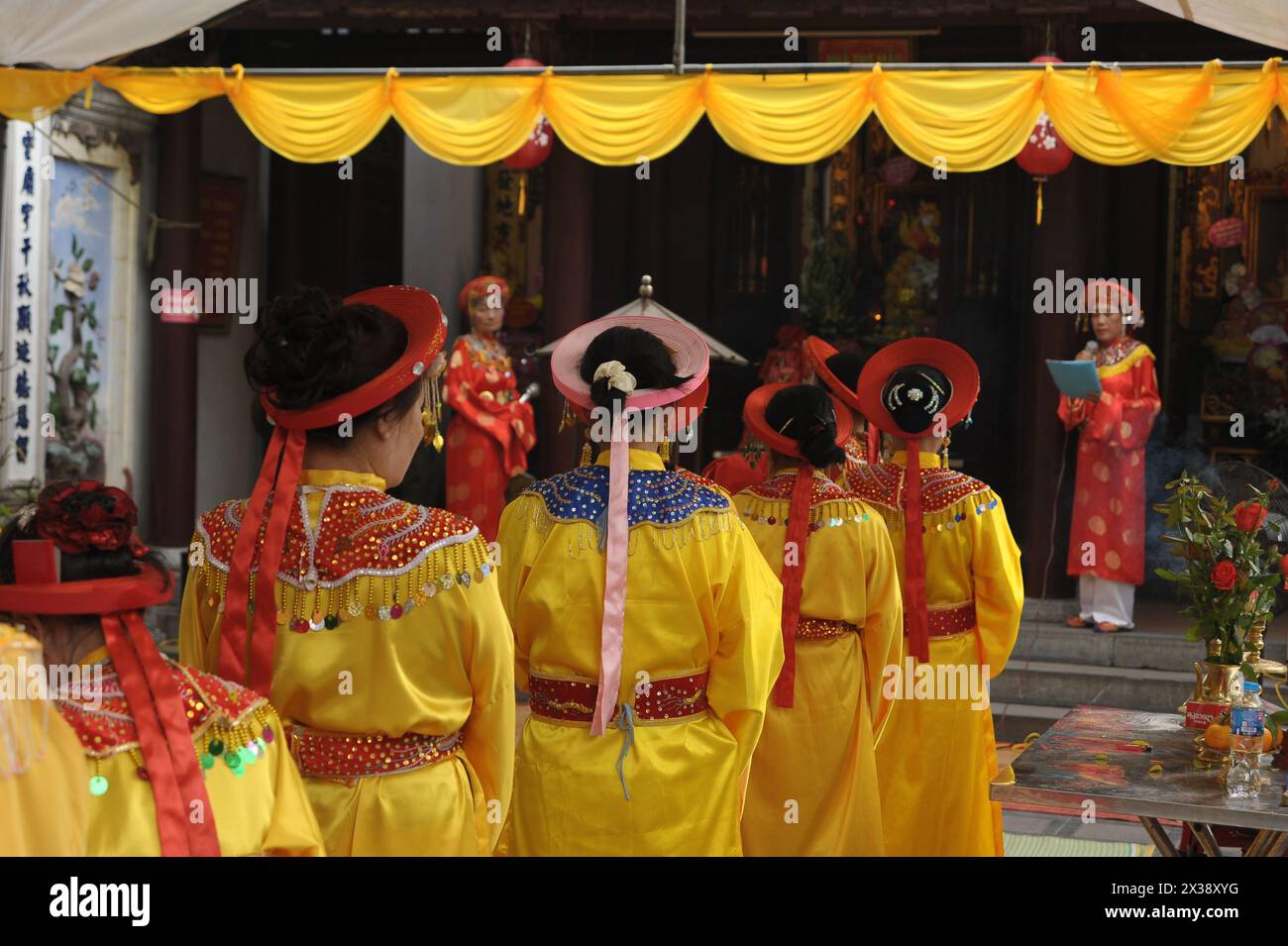 Vietnam spiritual festival Stock Photo