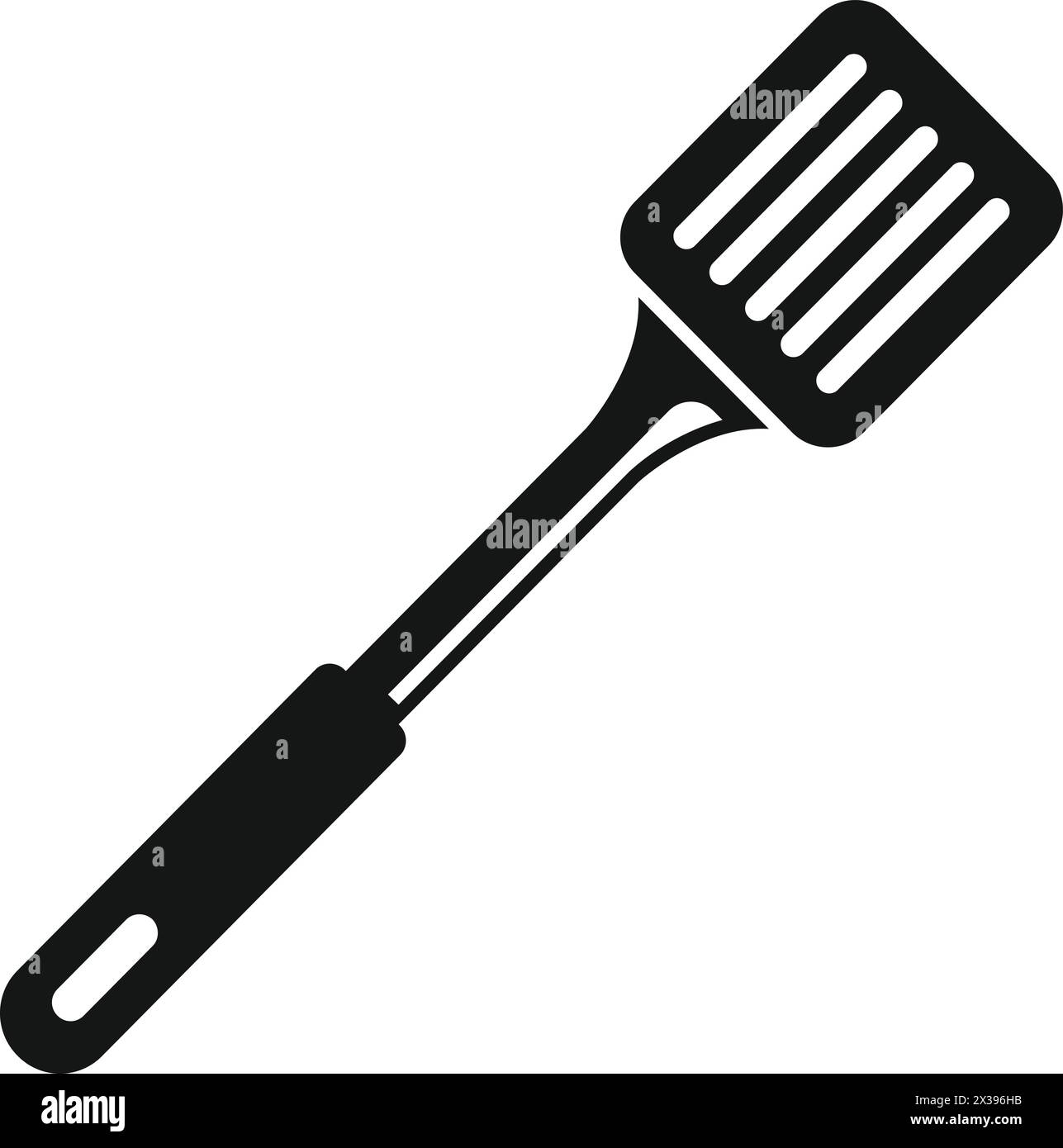 Cooking tool spatula icon simple vector. Rustic element. Kitchenware tool Stock Vector