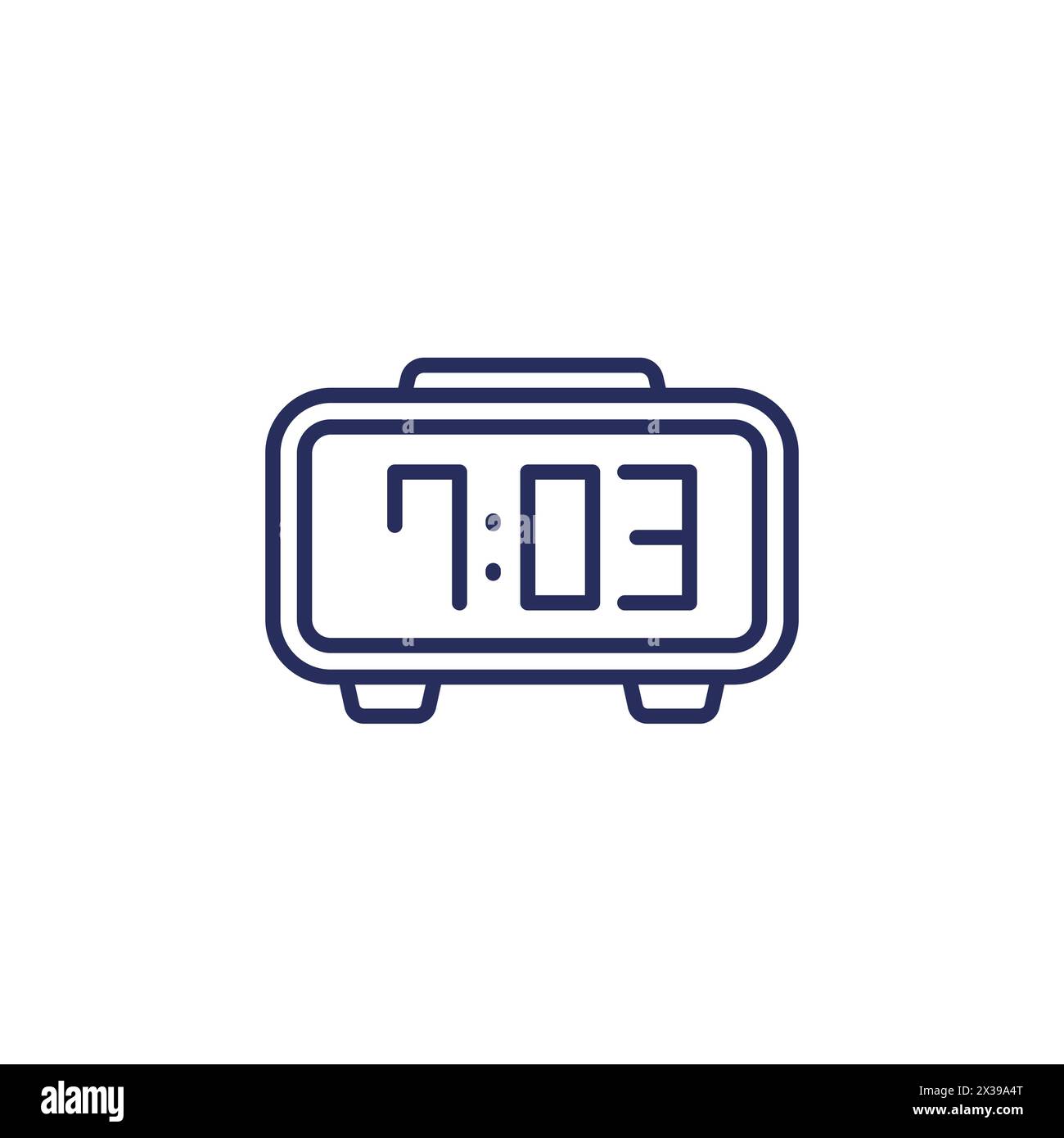 Led clock Cut Out Stock Images & Pictures - Alamy