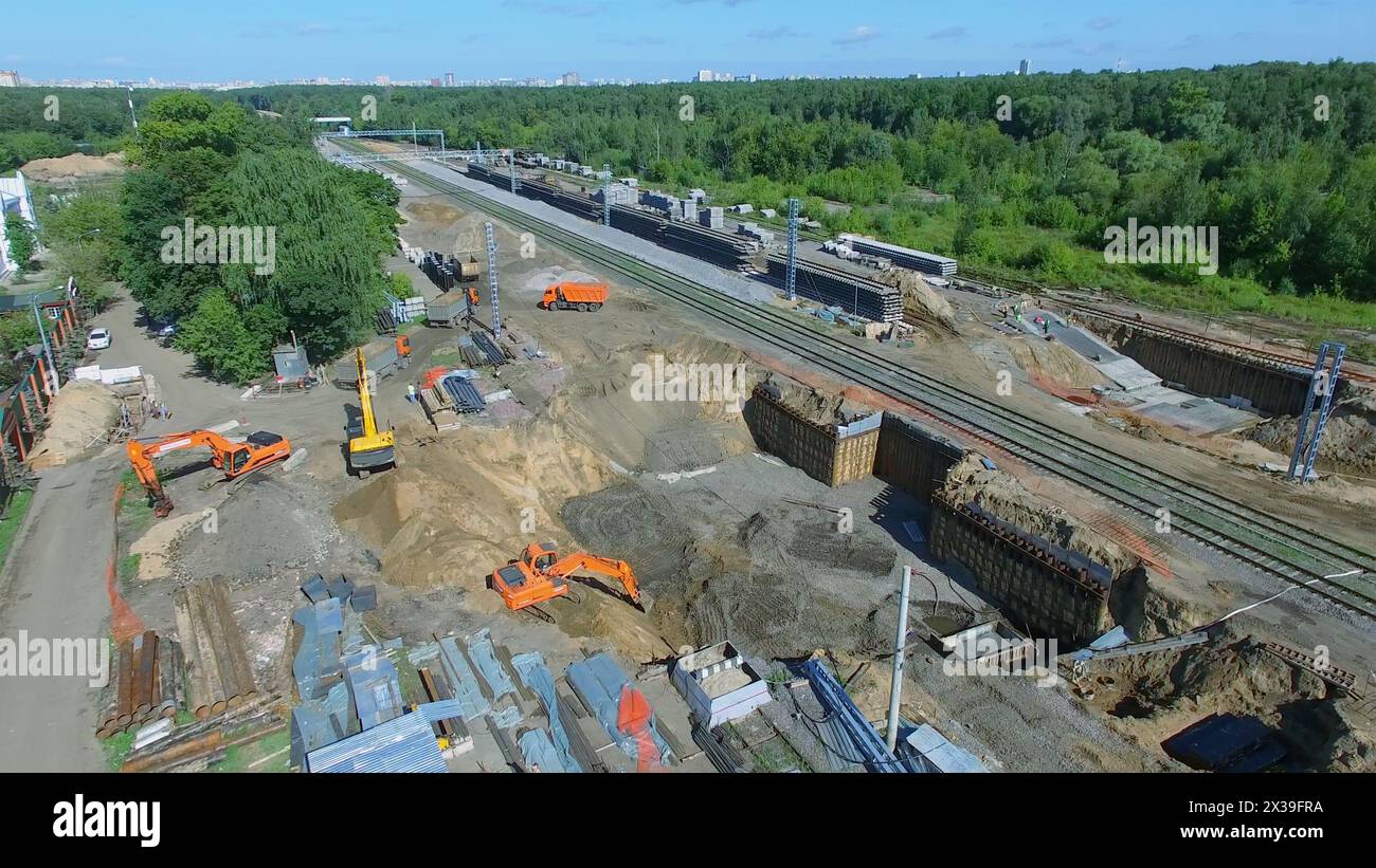 Construction site beltway railroad hi-res stock photography and images ...