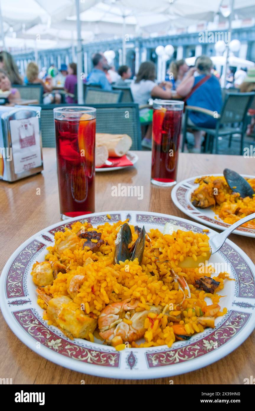 Paella sangria view hires stock photography and images Alamy