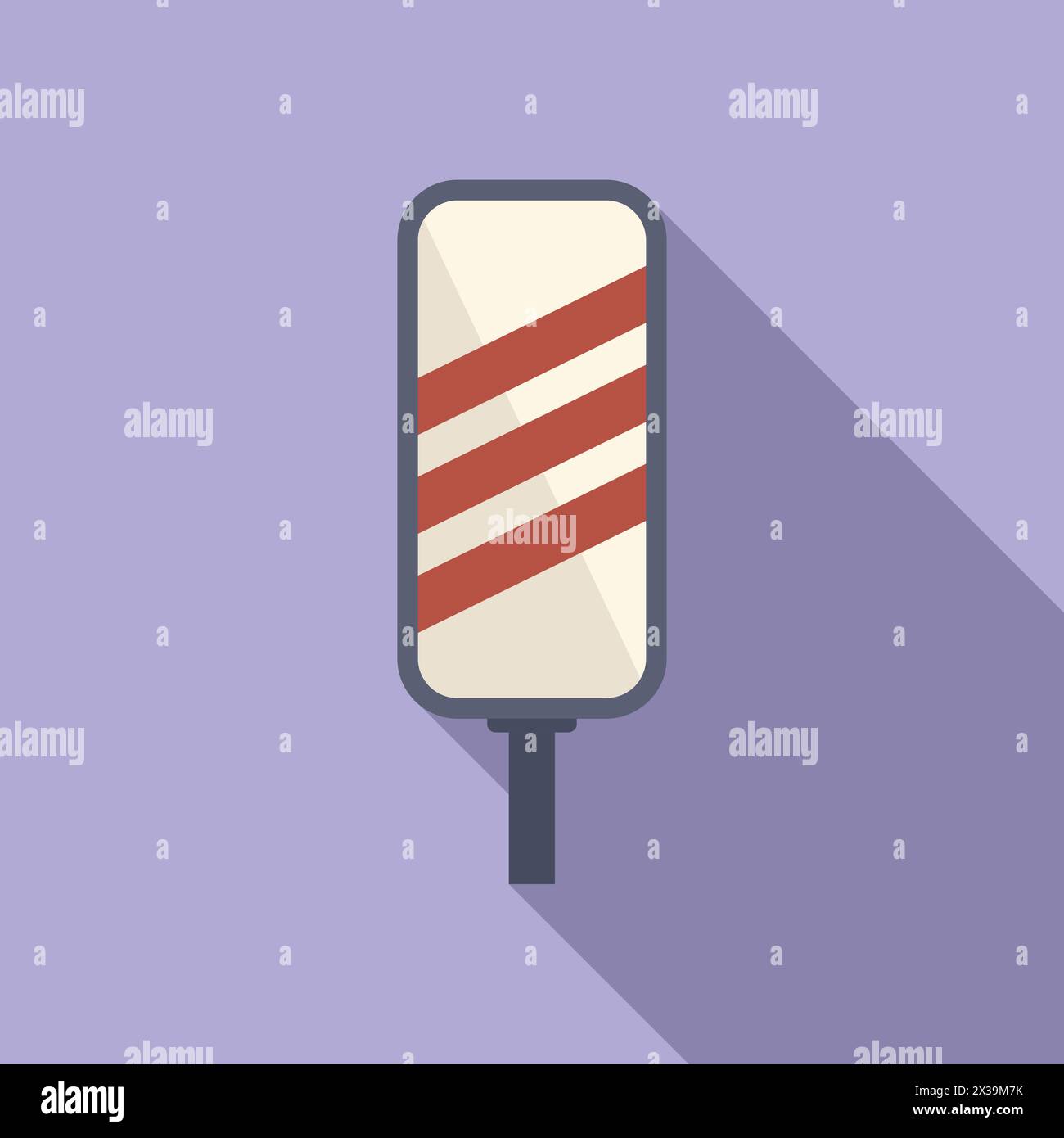 Railway crossing sign distance icon flat vector. Direction control ...