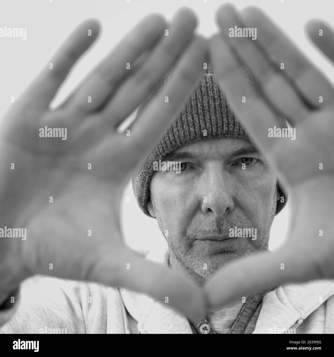 Man made border Black and White Stock Photos & Images Alamy