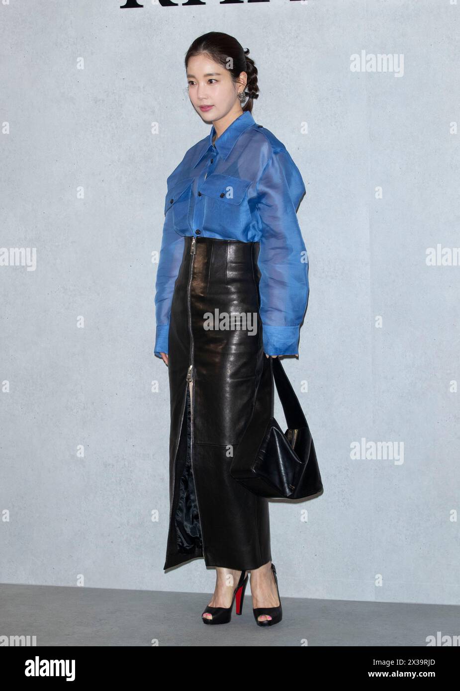 Collection Preview Events Seoul, South Korea. 25th Apr, 2024. South Korean actress Ki Eun-se ...
