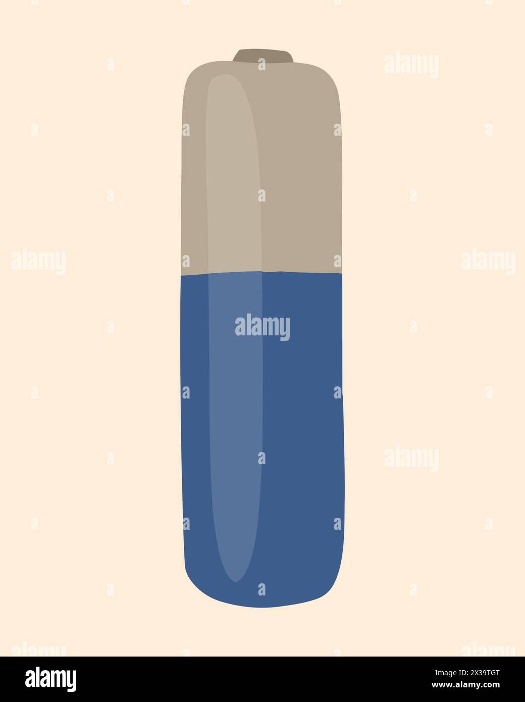 Vector isolated illustration of a battery Stock Vector Image & Art - Alamy