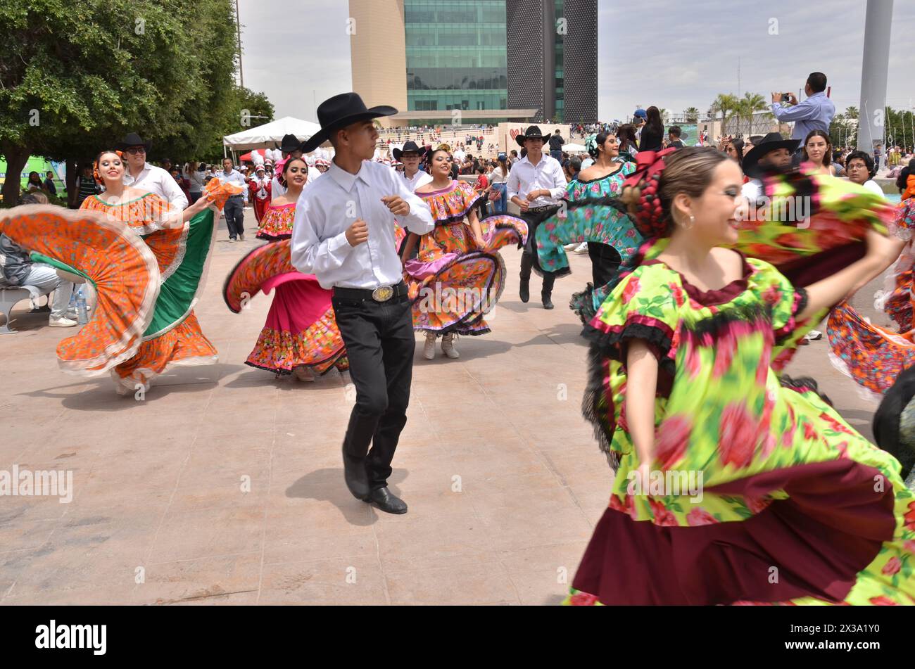 TORREON, COAHUILA, MEXICO; April 8 2024 torreon city festival on the