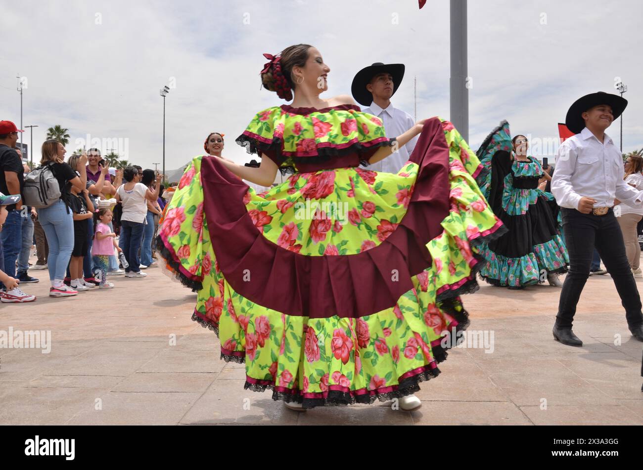 TORREON, COAHUILA, MEXICO; April 8 2024 torreon city festival on the