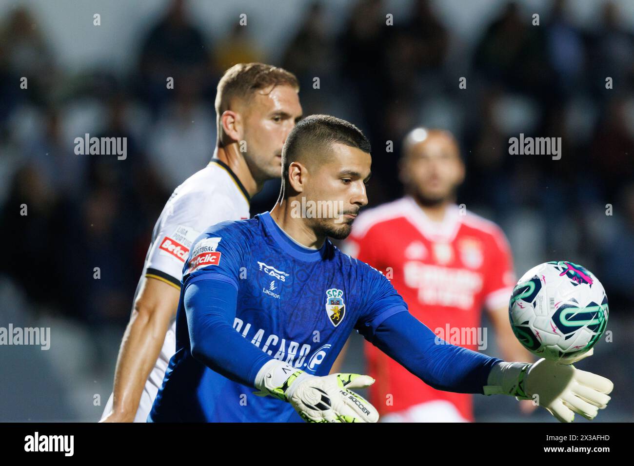 Ricardo Velho during Liga Portugal  game between SC Farense and SL Benfica, Estadio de Sao Luis, Faro, Portugal. (Maciej Rogowski) Stock Photo