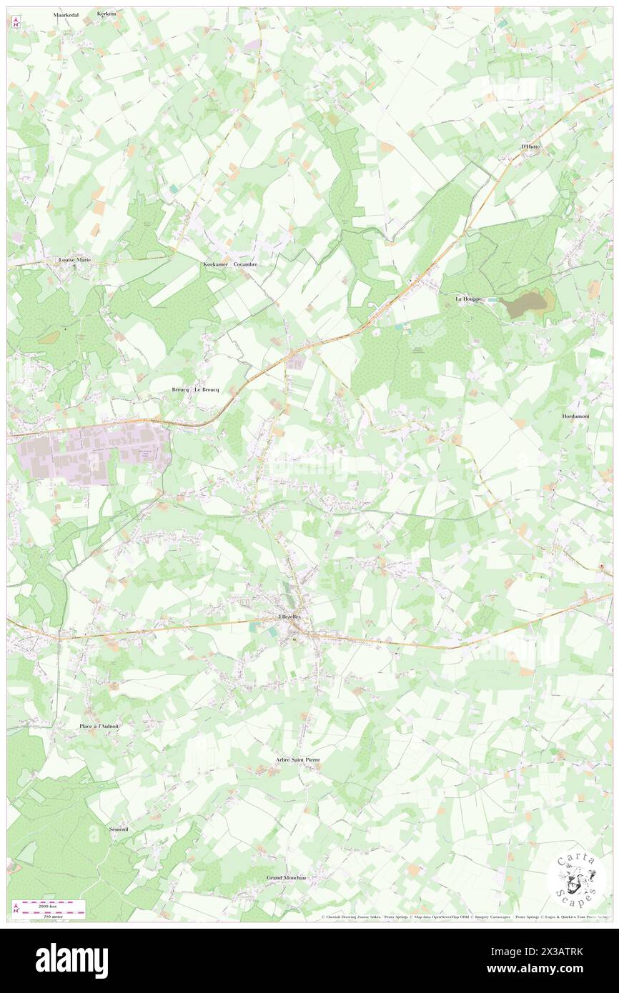 Haisette, Province du Hainaut, BE, Belgium, Wallonia, N 50 45' 0'', N 3 40' 59'', map, Cartascapes Map published in 2024. Explore Cartascapes, a map revealing Earth's diverse landscapes, cultures, and ecosystems. Journey through time and space, discovering the interconnectedness of our planet's past, present, and future. Stock Photo