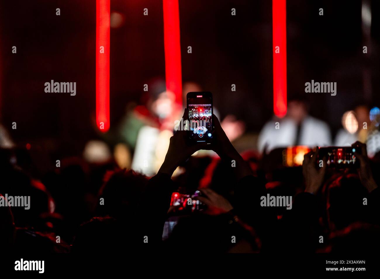 Genoa, . 25th Apr, 2024. Vinicio Capossela celebrates April 25th with a great concert in Genoa at the Luzzati Gardens Credit: Independent Photo Agency/Alamy Live News Stock Photo