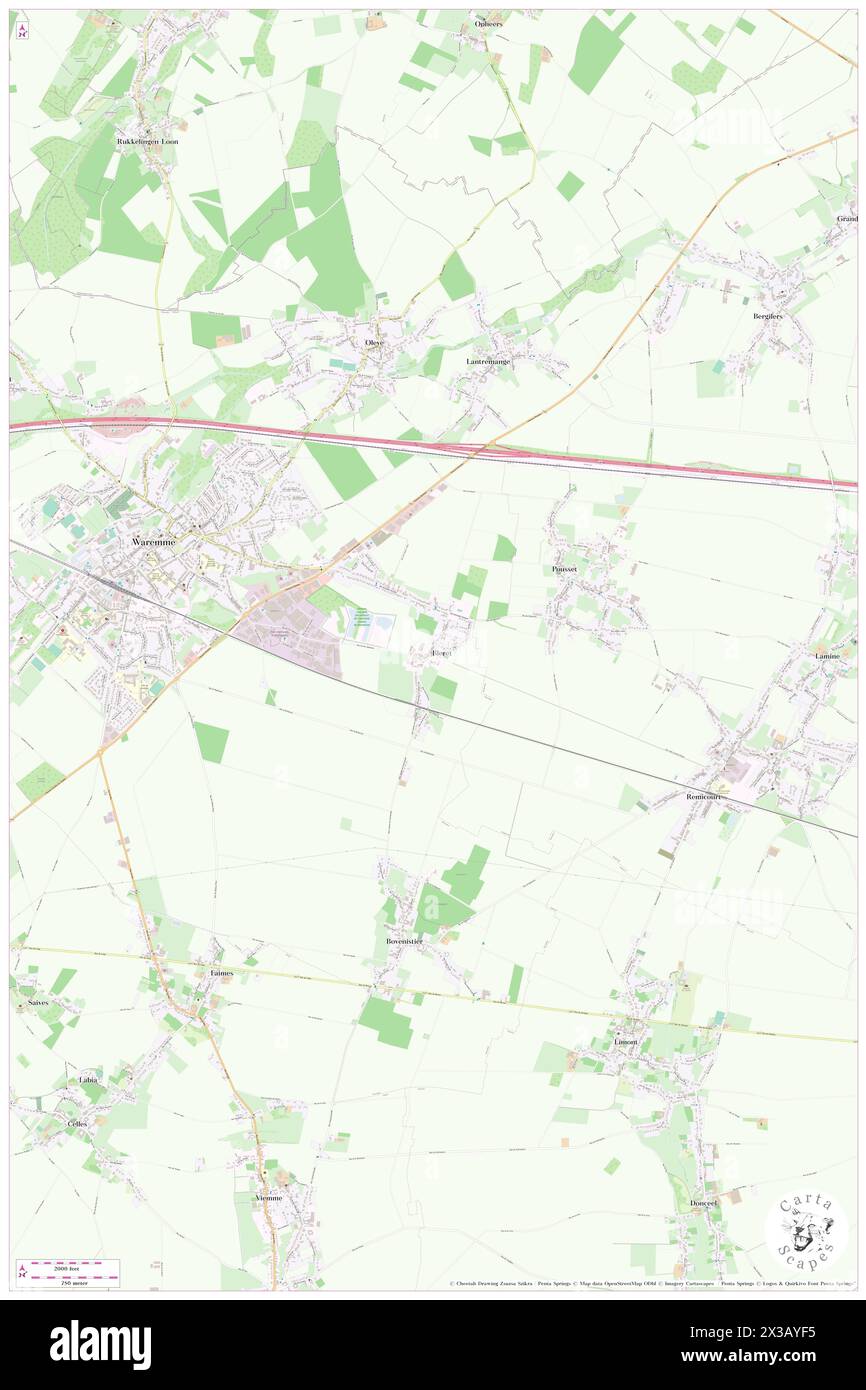 Bleret, Province de Liège, BE, Belgium, Wallonia, N 50 41' 22'', N 5 17' 16'', map, Cartascapes Map published in 2024. Explore Cartascapes, a map revealing Earth's diverse landscapes, cultures, and ecosystems. Journey through time and space, discovering the interconnectedness of our planet's past, present, and future. Stock Photo