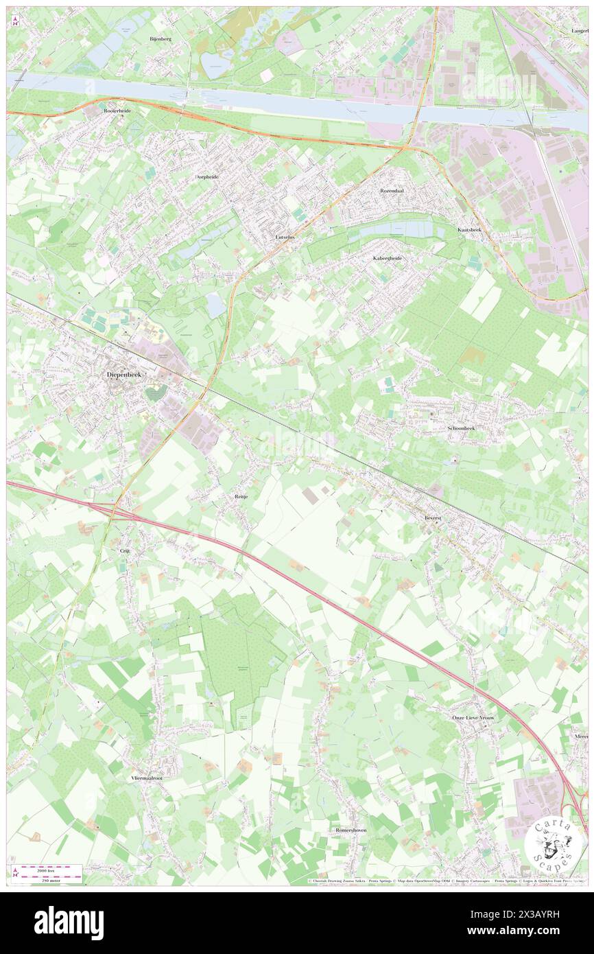 Grendelbaan, Provincie Limburg, BE, Belgium, Flanders, N 50 53' 59'', N 5 27' 0'', map, Cartascapes Map published in 2024. Explore Cartascapes, a map revealing Earth's diverse landscapes, cultures, and ecosystems. Journey through time and space, discovering the interconnectedness of our planet's past, present, and future. Stock Photo