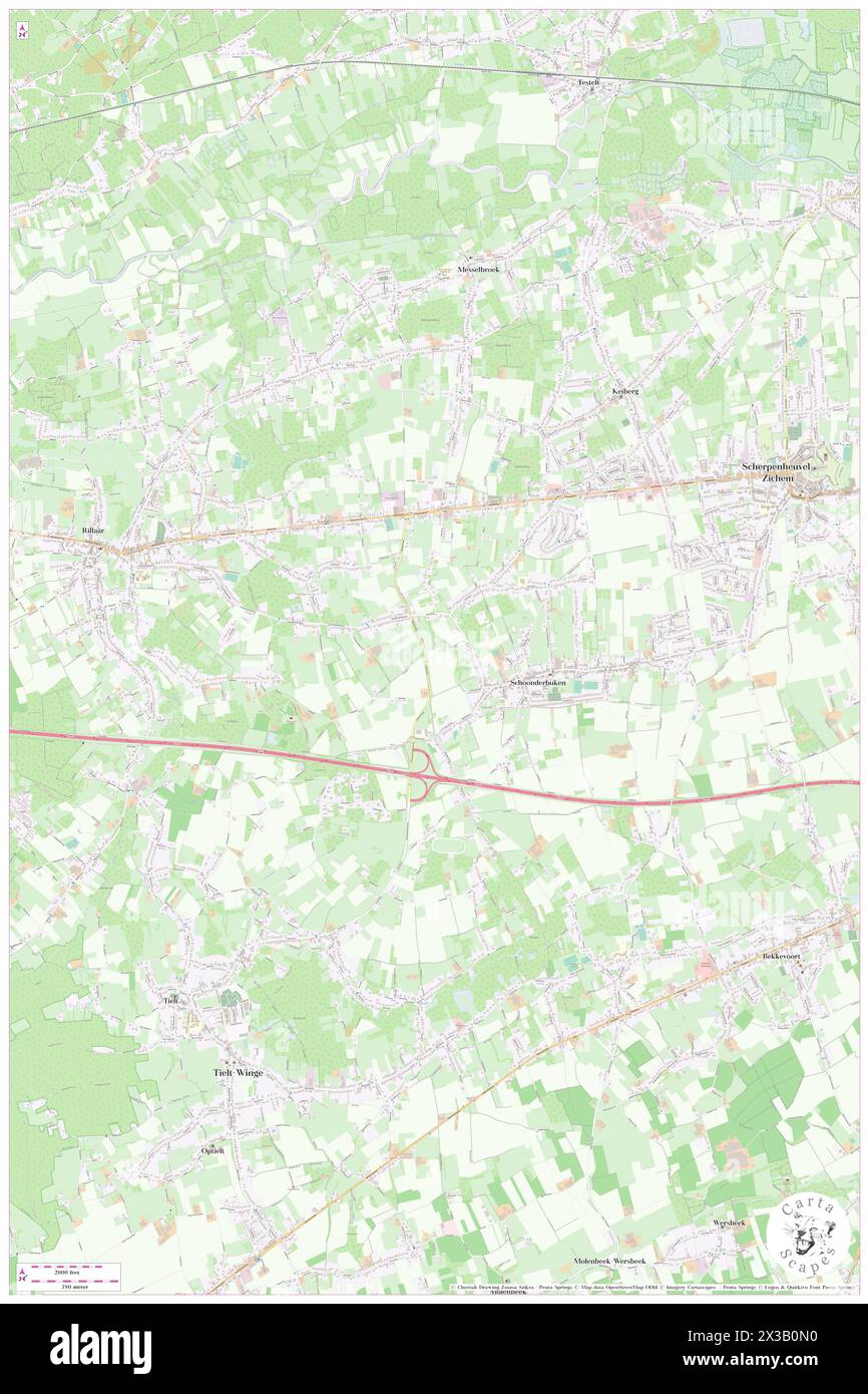 Veugelberg, Provincie Vlaams-Brabant, BE, Belgium, Flanders, N 50 58' 0'', N 4 55' 59'', map, Cartascapes Map published in 2024. Explore Cartascapes, a map revealing Earth's diverse landscapes, cultures, and ecosystems. Journey through time and space, discovering the interconnectedness of our planet's past, present, and future. Stock Photo