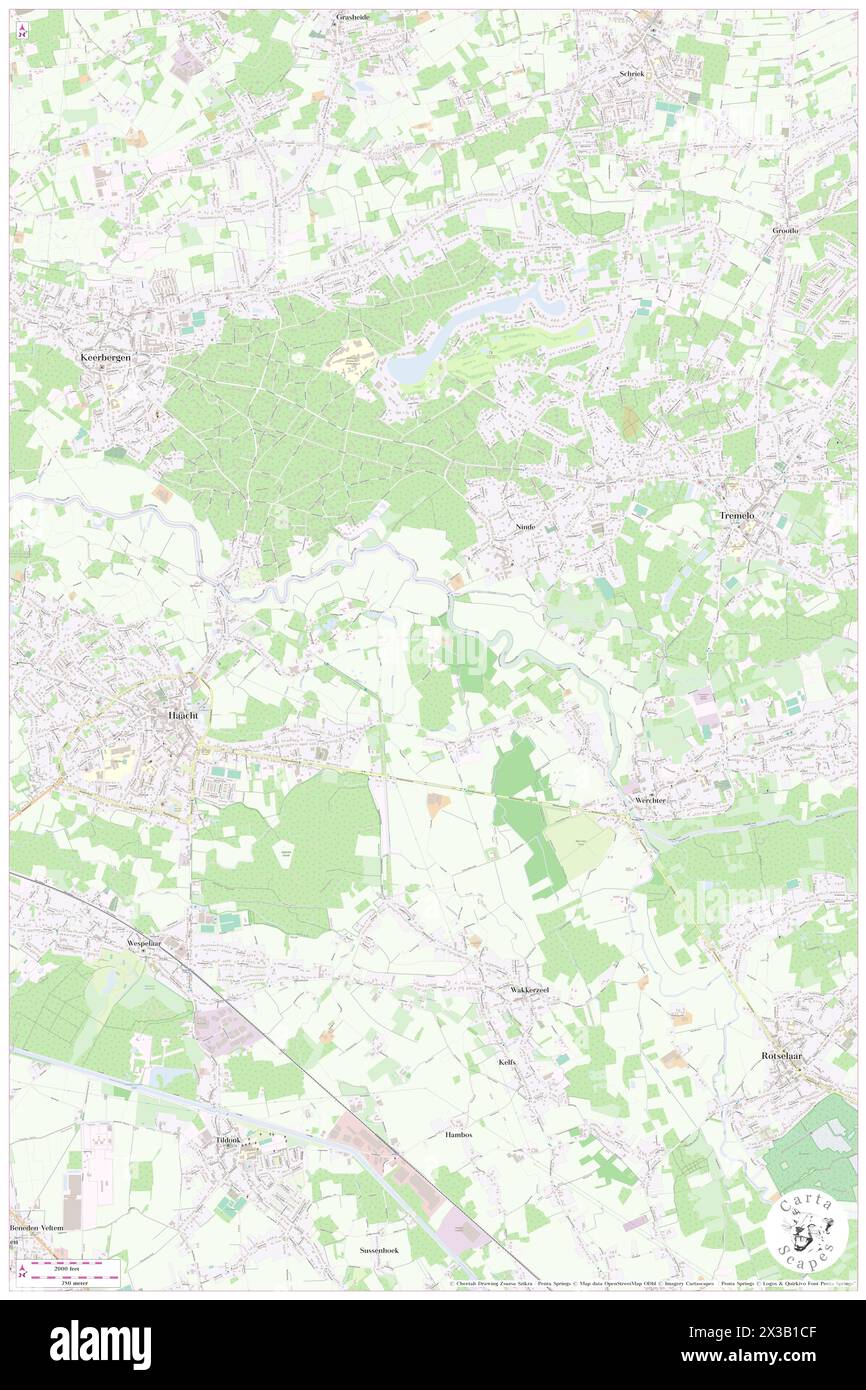 Bessemhoeve, Provincie Vlaams-Brabant, BE, Belgium, Flanders, N 50 58' 54'', N 4 40' 4'', map, Cartascapes Map published in 2024. Explore Cartascapes, a map revealing Earth's diverse landscapes, cultures, and ecosystems. Journey through time and space, discovering the interconnectedness of our planet's past, present, and future. Stock Photo