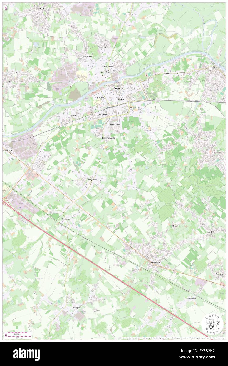 Maalbroek, Provincie Oost-Vlaanderen, BE, Belgium, Flanders, N 50 58' 59'', N 3 52' 59'', map, Cartascapes Map published in 2024. Explore Cartascapes, a map revealing Earth's diverse landscapes, cultures, and ecosystems. Journey through time and space, discovering the interconnectedness of our planet's past, present, and future. Stock Photo