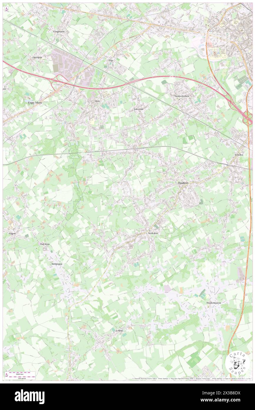 's Graven Kerselaar, Provincie Oost-Vlaanderen, BE, Belgium, Flanders, N 50 53' 59'', N 3 58' 59'', map, Cartascapes Map published in 2024. Explore Cartascapes, a map revealing Earth's diverse landscapes, cultures, and ecosystems. Journey through time and space, discovering the interconnectedness of our planet's past, present, and future. Stock Photo