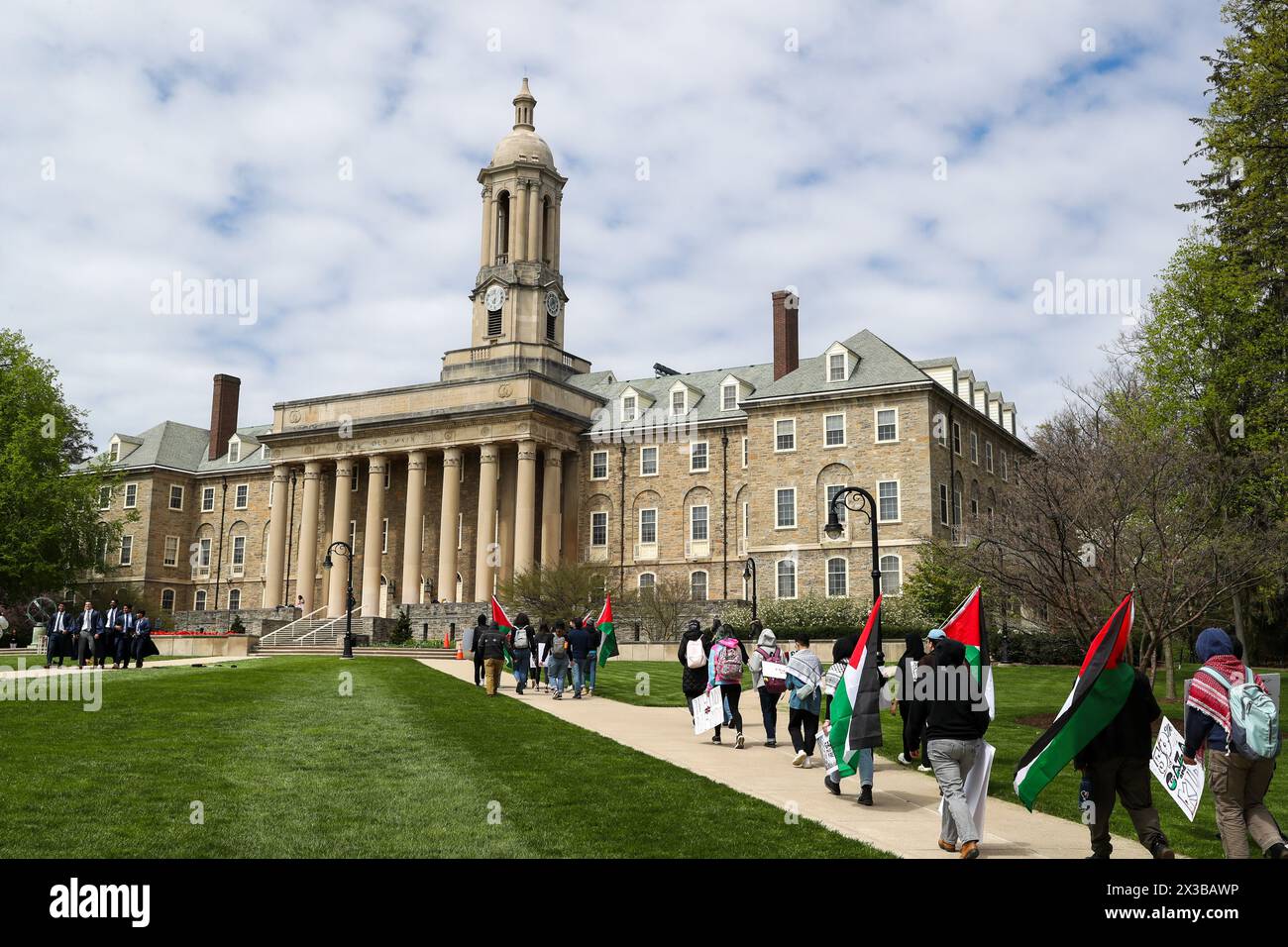 Penn state students for justice in palestine hi-res stock photography