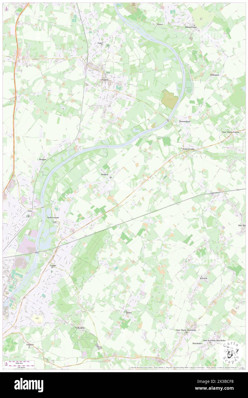 Welden, Provincie Oost-Vlaanderen, BE, Belgium, Flanders, N 50 58' 0'', N 3 40' 59'', map, Cartascapes Map published in 2024. Explore Cartascapes, a map revealing Earth's diverse landscapes, cultures, and ecosystems. Journey through time and space, discovering the interconnectedness of our planet's past, present, and future. Stock Photo