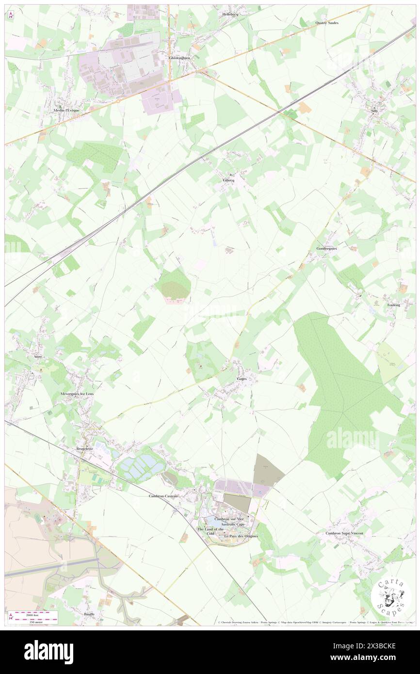 Sarrazin, Province du Hainaut, BE, Belgium, Wallonia, N 50 37' 0'', N 3 52' 59'', map, Cartascapes Map published in 2024. Explore Cartascapes, a map revealing Earth's diverse landscapes, cultures, and ecosystems. Journey through time and space, discovering the interconnectedness of our planet's past, present, and future. Stock Photo