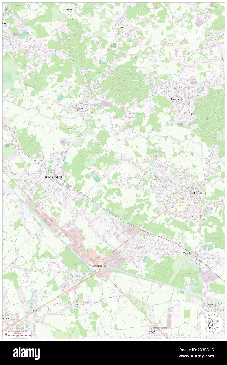 Leemput, Provincie Vlaams-Brabant, BE, Belgium, Flanders, N 50 58' 59'', N 4 35' 59'', map, Cartascapes Map published in 2024. Explore Cartascapes, a map revealing Earth's diverse landscapes, cultures, and ecosystems. Journey through time and space, discovering the interconnectedness of our planet's past, present, and future. Stock Photo