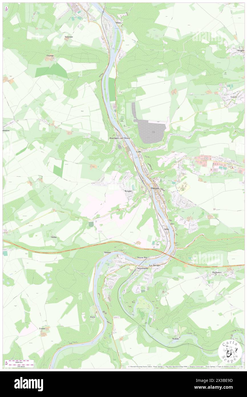 Faubourg Saint-Medard, Province de Namur, BE, Belgium, Wallonia, N 50 15' 35'', N 4 53' 59'', map, Cartascapes Map published in 2024. Explore Cartascapes, a map revealing Earth's diverse landscapes, cultures, and ecosystems. Journey through time and space, discovering the interconnectedness of our planet's past, present, and future. Stock Photo