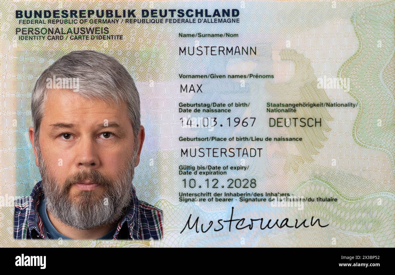Id card germany hires stock photography and images Alamy