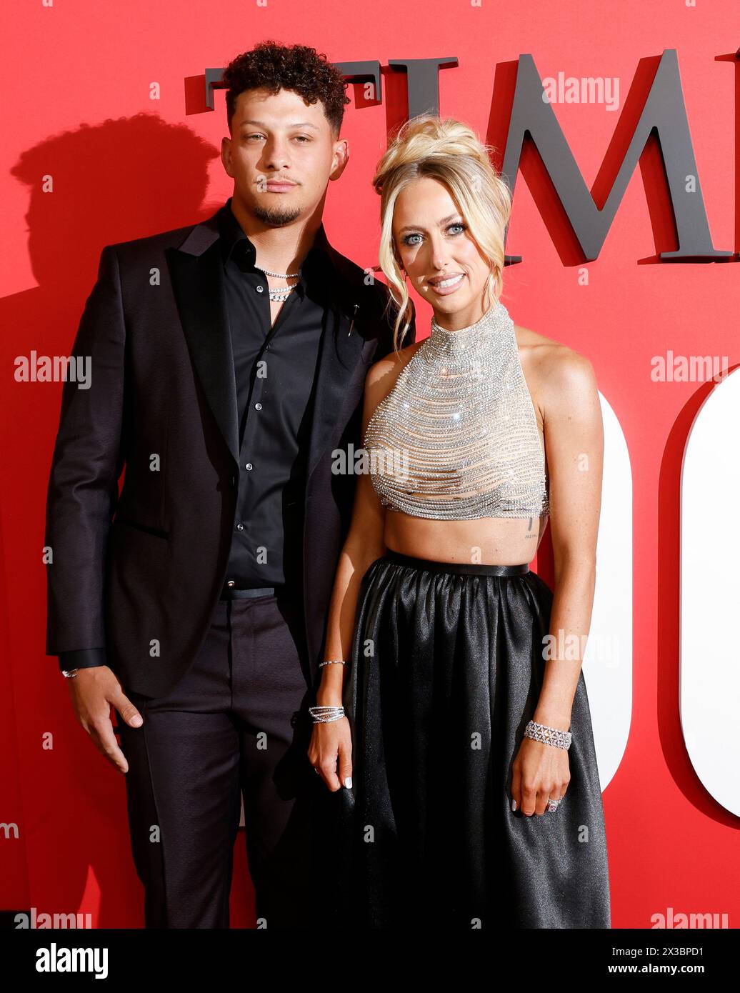 New York, United States. 25th Apr, 2024. Brittany Mahomes and Patrick