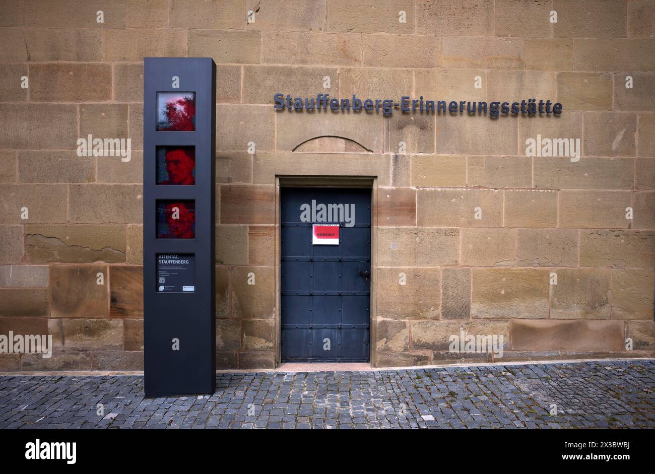 Stauffenberg memorial, memorial, memorial in memory of Claus Schenk Graf von Stauffenberg for his assassination attempt against Adolf Hitler, Württemb Stock Photo