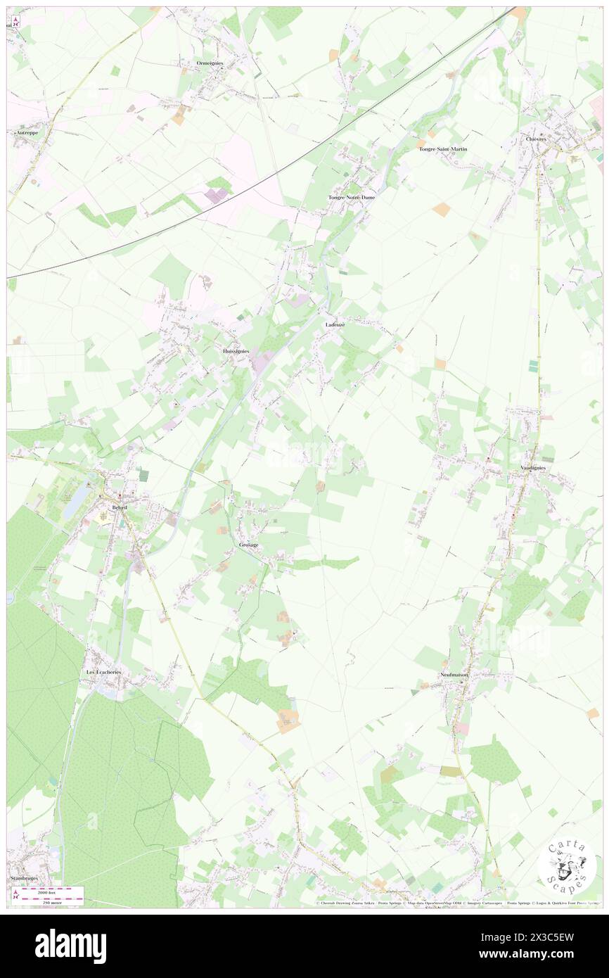 Fayt, Province du Hainaut, BE, Belgium, Wallonia, N 50 33' 13'', N 3 45' 59'', map, Cartascapes Map published in 2024. Explore Cartascapes, a map revealing Earth's diverse landscapes, cultures, and ecosystems. Journey through time and space, discovering the interconnectedness of our planet's past, present, and future. Stock Photo