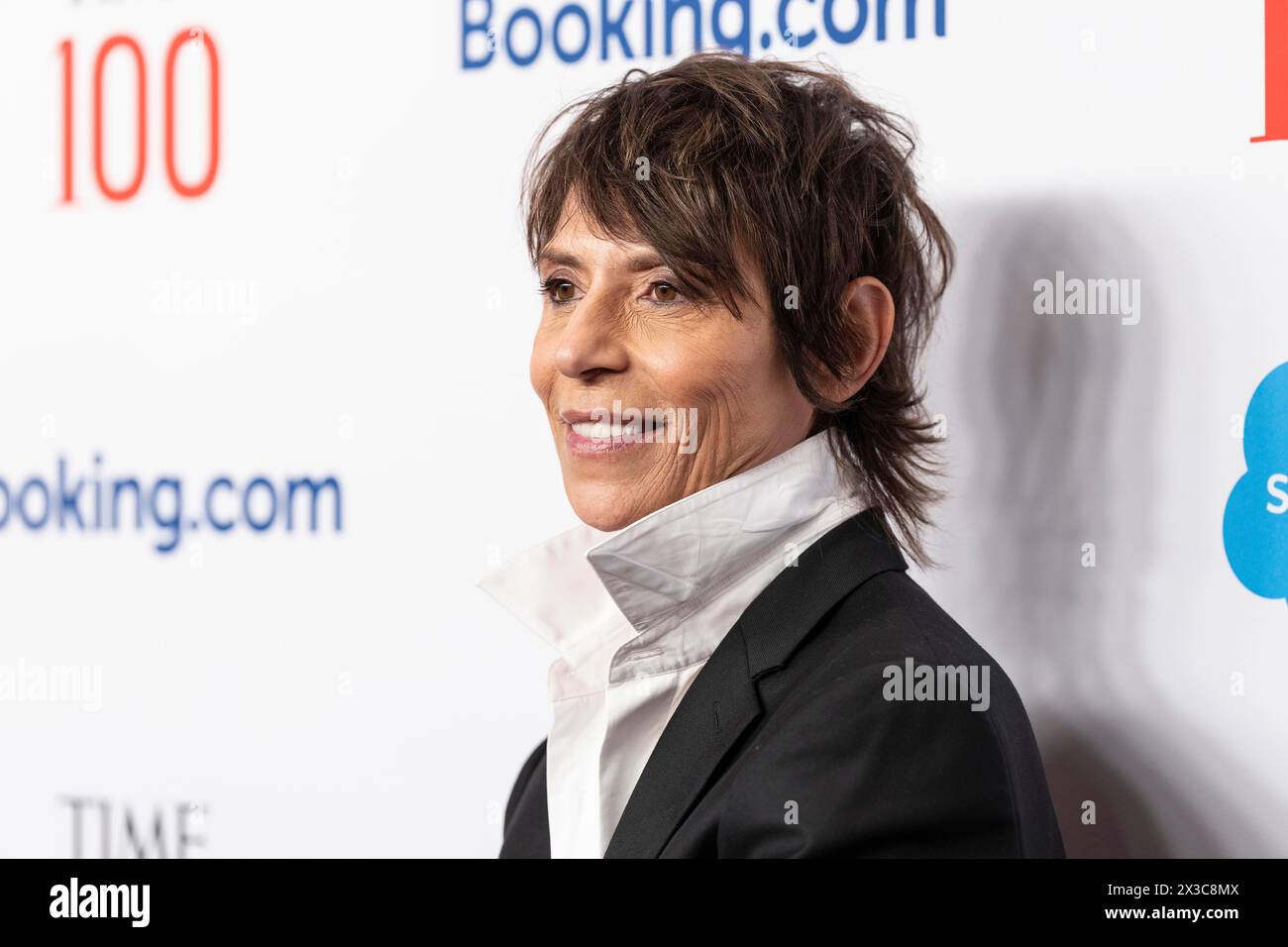 New York, New York, USA. 25th Apr, 2024. Dominique Crenn attends Time100 gala at Jaz at Lincoln Center in New York on April 25, 2024 (Credit Image: © Lev Radin/ZUMA Press Wire) EDITORIAL USAGE ONLY! Not for Commercial USAGE! Stock Photo