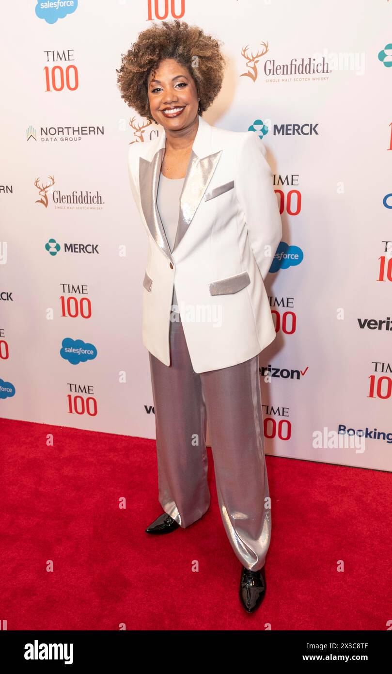 New York, New York, USA. 25th Apr, 2024. LaToya Ruby Frazier attends Time100 gala at Jaz at Lincoln Center in New York on April 25, 2024 (Credit Image: © Lev Radin/ZUMA Press Wire) EDITORIAL USAGE ONLY! Not for Commercial USAGE! Stock Photo