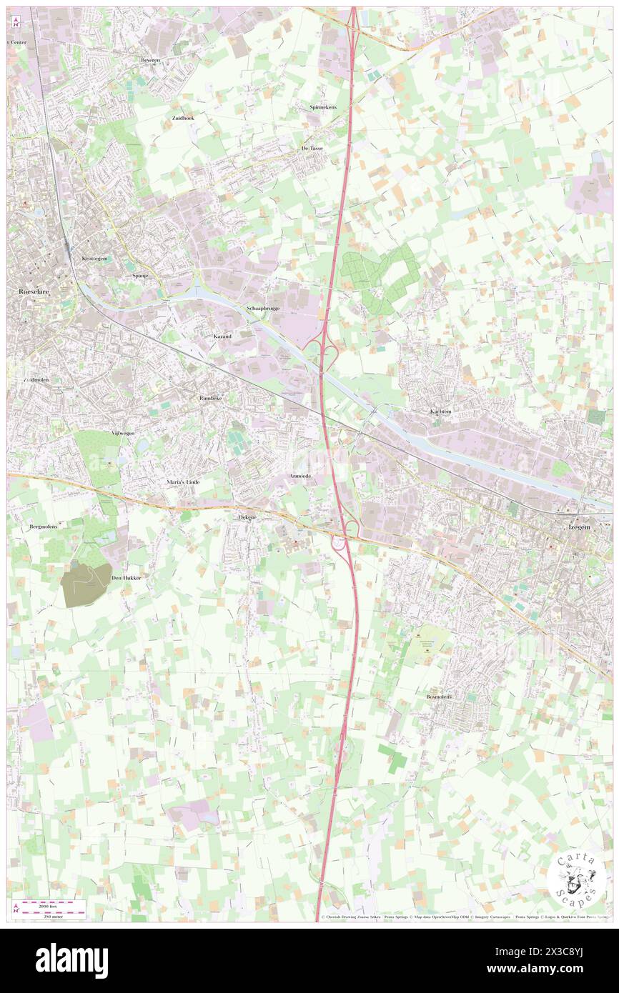 Armoede, Provincie West-Vlaanderen, BE, Belgium, Flanders, N 50 55' 34'', N 3 10' 14'', map, Cartascapes Map published in 2024. Explore Cartascapes, a map revealing Earth's diverse landscapes, cultures, and ecosystems. Journey through time and space, discovering the interconnectedness of our planet's past, present, and future. Stock Photo
